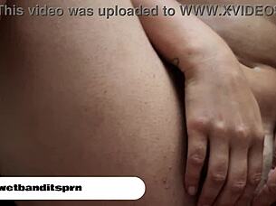 Hungarian couple's oiled bedroom homemade romp