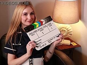 Hey, watch this gorgeous British babe fuck wildly!