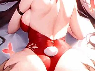 anime babe takes intense anal pounding in hentai scene