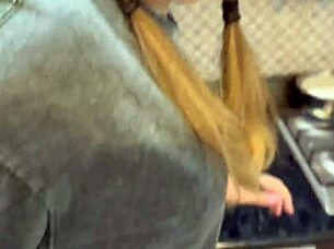 hey dormmate cum in my mouth while kitchen's empty just us two