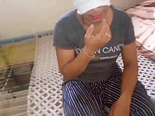 hot indian couple enjoys steamy amateur massage and fingering session