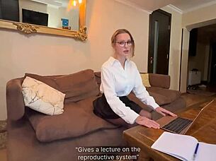 alexa poshspicy pov failing biology cuz sexy teacher's tits distract too much