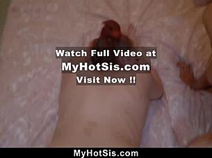 Two Horny Teens Share Huge Cock In Wild 3some
