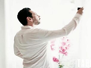 petite ebony destiny mira undresses for tommy pistol's forbidden POV fuck