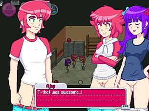 Redhead Best Friend Bent Over Doggystyle Threesome Cumshot First Time Group