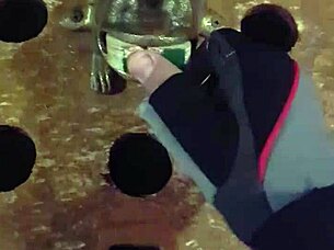 Rana, take this gloved facial fuck and creamy cumshot!