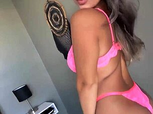 Curvy Big-Tit Brazilian Beauty Fucked Hard on Balcony Outdoors