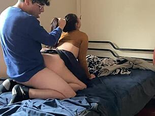 i fuck my classmate after college doggystyle blowjob fun