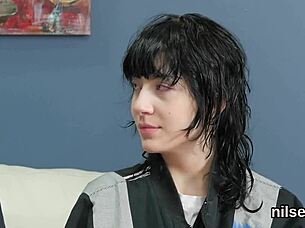 naughty cutie trembles in painful anal asylum therapy