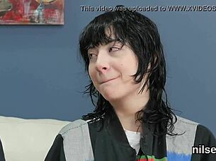 naughty cutie trembles in painful anal asylum therapy