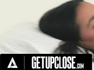 hailey rose fingers clit closeup orgasms huge natural tits solo