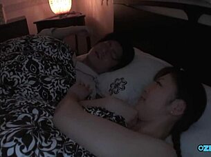 frustrated asian wife masturbates hairy pussy in lingerie porn frenzy