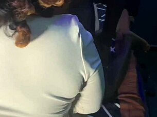 me and friends girlfriend started licking her fat ass leading to wild foursome