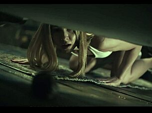 my pussy squirts loads in extreme lesbian domination!