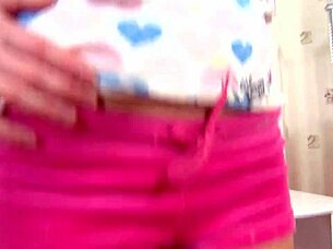 boyfriend unveils anal toy as brunette babe fingers tight pussy first