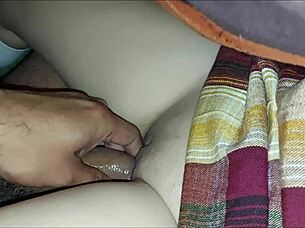 perverted daddy secretly fills innocent college girl's tight pussy