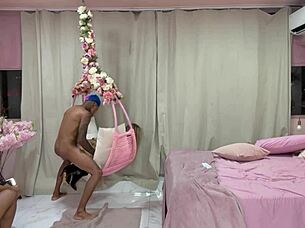 wanna watch me fuck this hot blonde on the hammock?