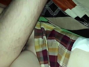 perverted daddy secretly fills innocent college girl's tight pussy