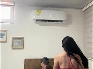 Latina Whore Rides Stepsis's Brother's Monster Cock In Fishnets