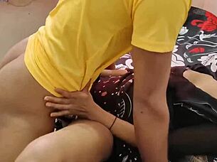 komal bhabhi sucks cock fucked rough outdoors under stairs