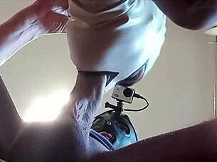 Naked milf in pantyhose heels deepthroats and swallows creampie load