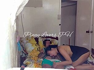 Stepsister Riding Cowgirl Creampie Horny Petite Asian Fuck