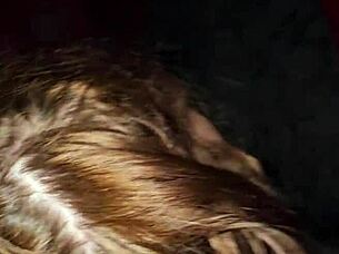 Can this pregnant milf's big white ass and huge nipples handle throbbing cock moans?