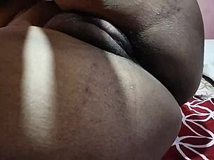 i can't believe she destroyed that condom so wildly at home