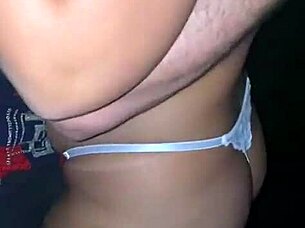 Hubby invites stranger to cage fuck my oiled ass machine doll style!