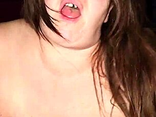 Can this pregnant milf's big white ass and huge nipples handle throbbing cock moans?