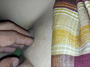 perverted daddy secretly fills innocent college girl's tight pussy