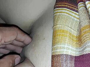 perverted daddy secretly fills innocent college girl's tight pussy