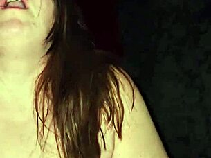 Can this pregnant milf's big white ass and huge nipples handle throbbing cock moans?