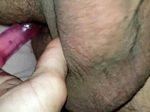 wife pegs husbands ass deep with toys homemade
