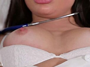 Submissive Nurse Martina Smeraldi BDSM DP Clinic Drilling