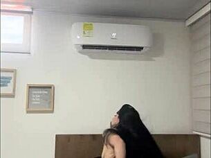 Latina Whore Rides Stepsis's Brother's Monster Cock In Fishnets