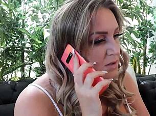 Hot Ass Hollywood's Big Pussy Lips Licked to Orgasm Before Tit Cumshot