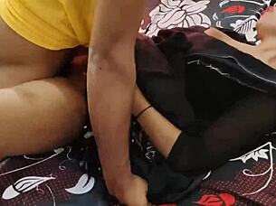 komal bhabhi sucks cock fucked rough outdoors under stairs