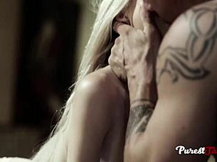 Can Petite Blonde Fit This Huge Cock Inside?