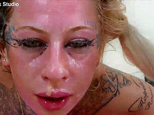 Anal Slut Face Slapped Eats Ass Spews On Cock