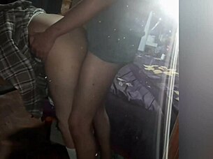 Don't tell I skipped class for mirror ass fuck