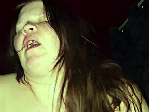 Can this pregnant milf's big white ass and huge nipples handle throbbing cock moans?