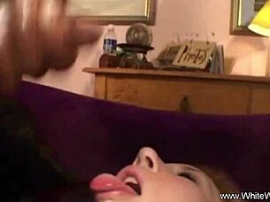 Sucking this thick BBC milf style before wild fucking