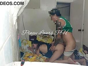 Stepsister Riding Cowgirl Creampie Horny Petite Asian Fuck