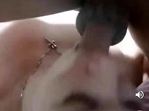 Colombian amateur latina bent over for intense doggystyle creampie