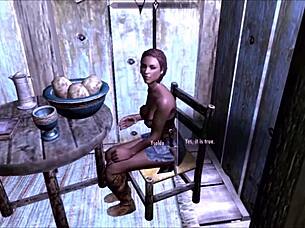 Redhead Ysolda Rips Clothes in Lesbian Erotic Comic Fantasy Scene