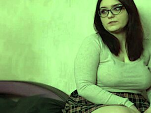 Shh my curvy wife skips excessive titty fucking for pegging