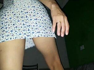 i got fucked good by neighborhood bull begged cum inside pussy played with creampie mess