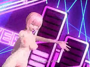 megurine luka's nude mod reveals big tits ass goddess fever