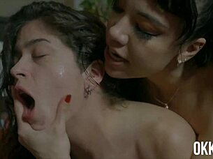 Okkulon Rough Sloppy Lesbian Spit Kissing Domination